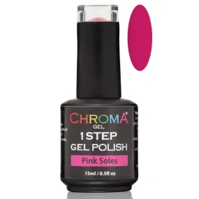 Chroma Gel 1-Step Gel Polish - Pink Soles No.11 - Long-Lasting & Chip-Resistant