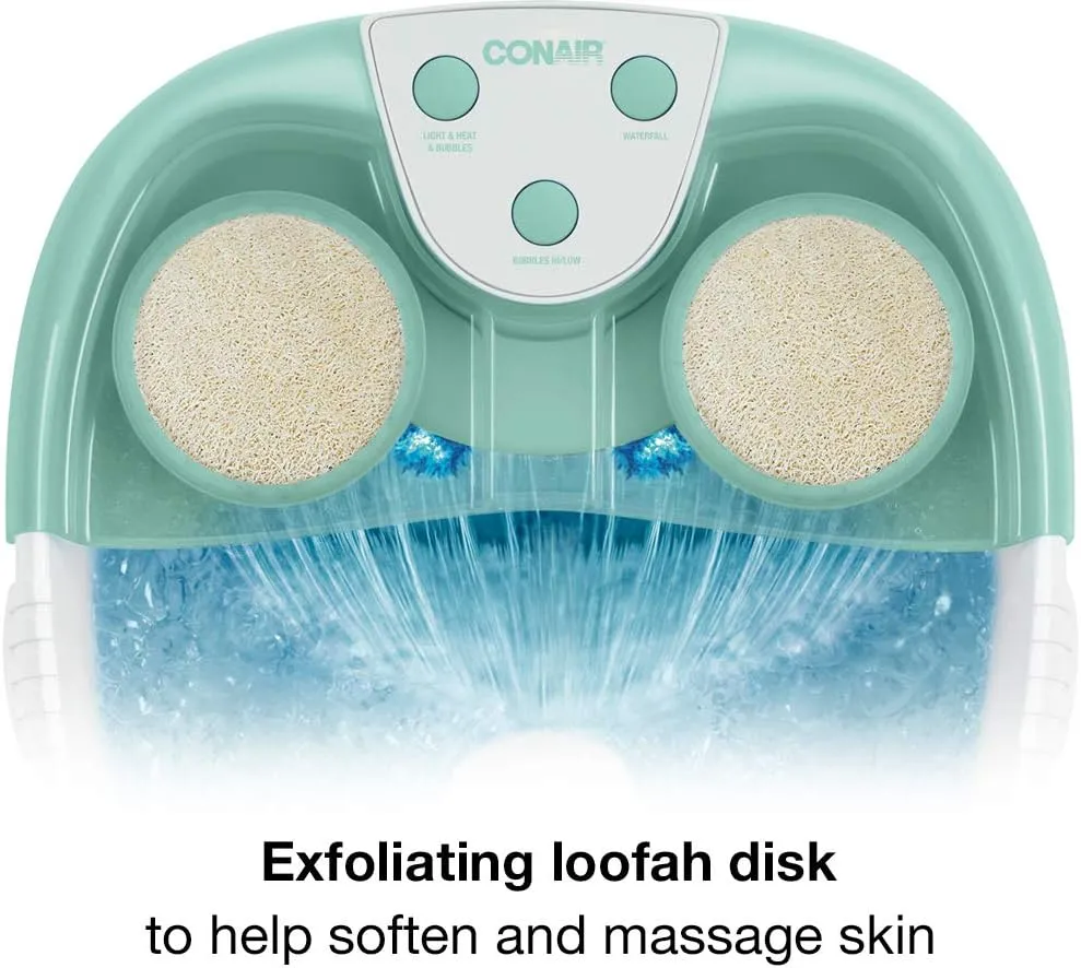 CONAIR FB52C-1PKC Waterfall Foot Pedicure Spa