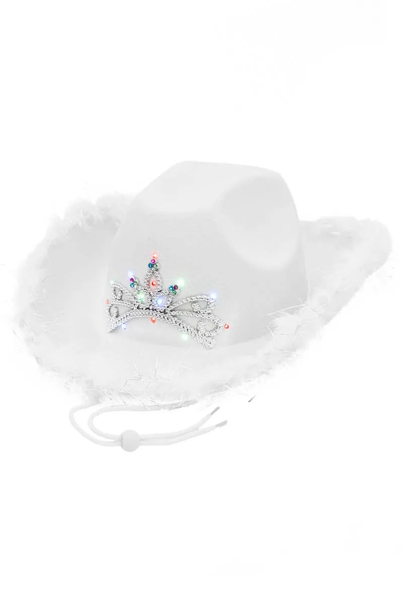 Cowgirl LED Light-Up Hat