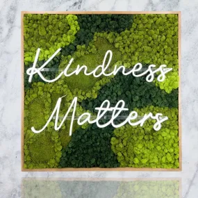 Customizable LED Neon Moss Art