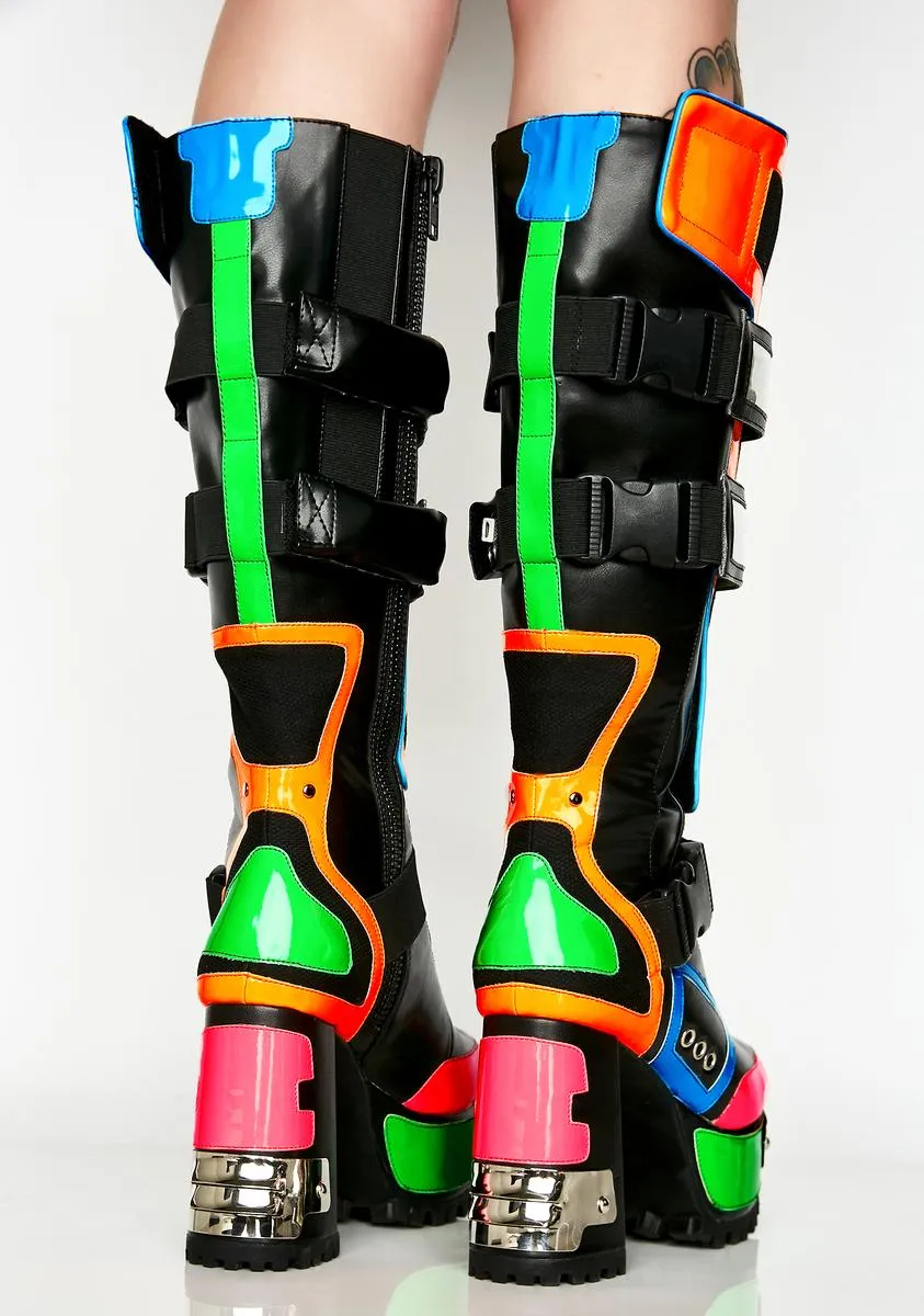 Cybertron Babe Platform Boots