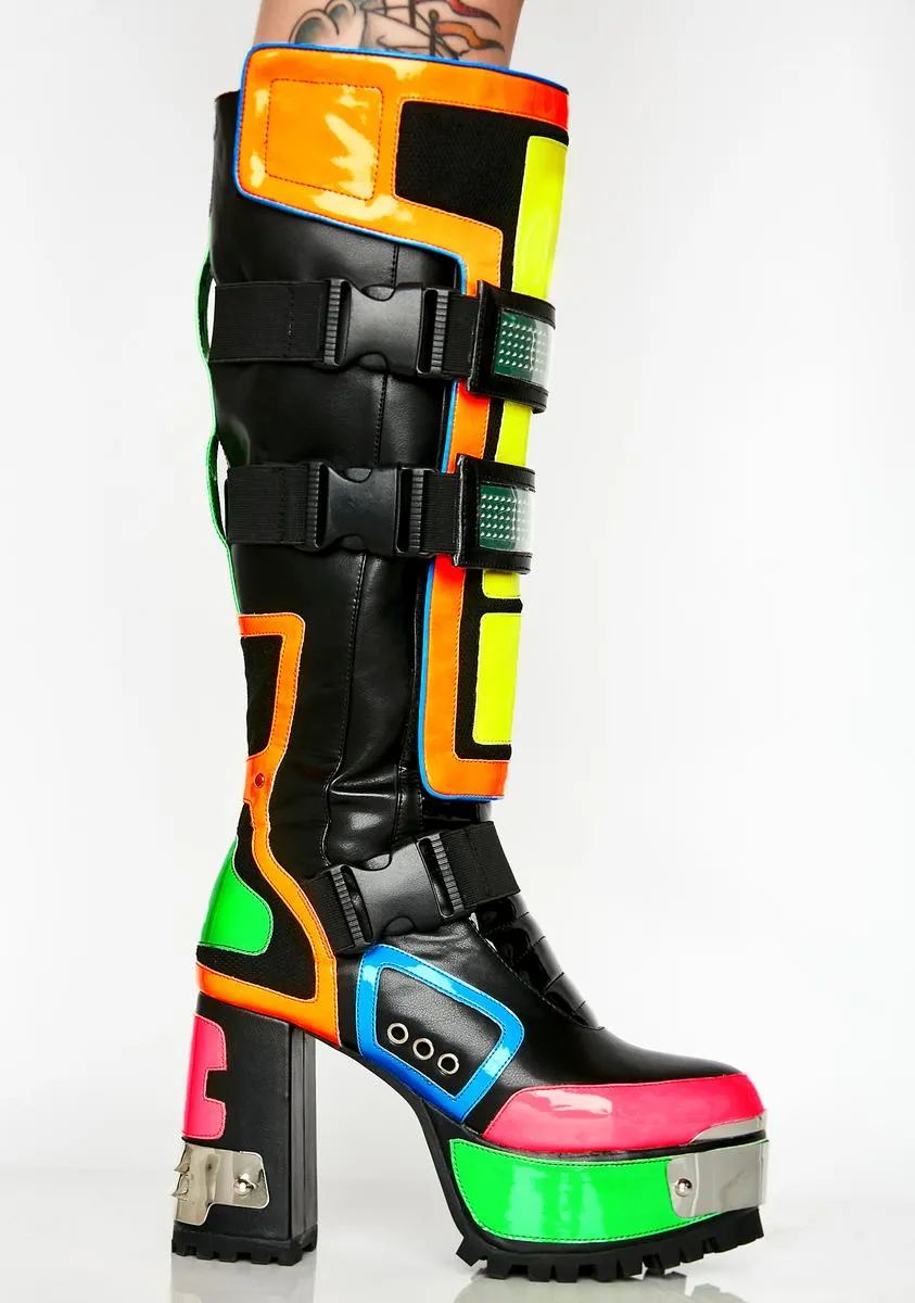Cybertron Babe Platform Boots