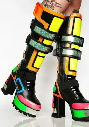 Cybertron Babe Platform Boots