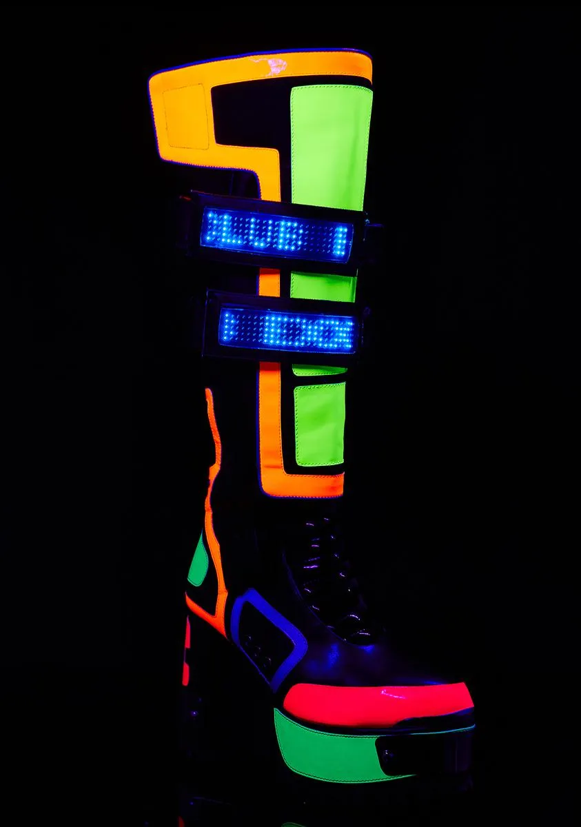 Cybertron Babe Platform Boots