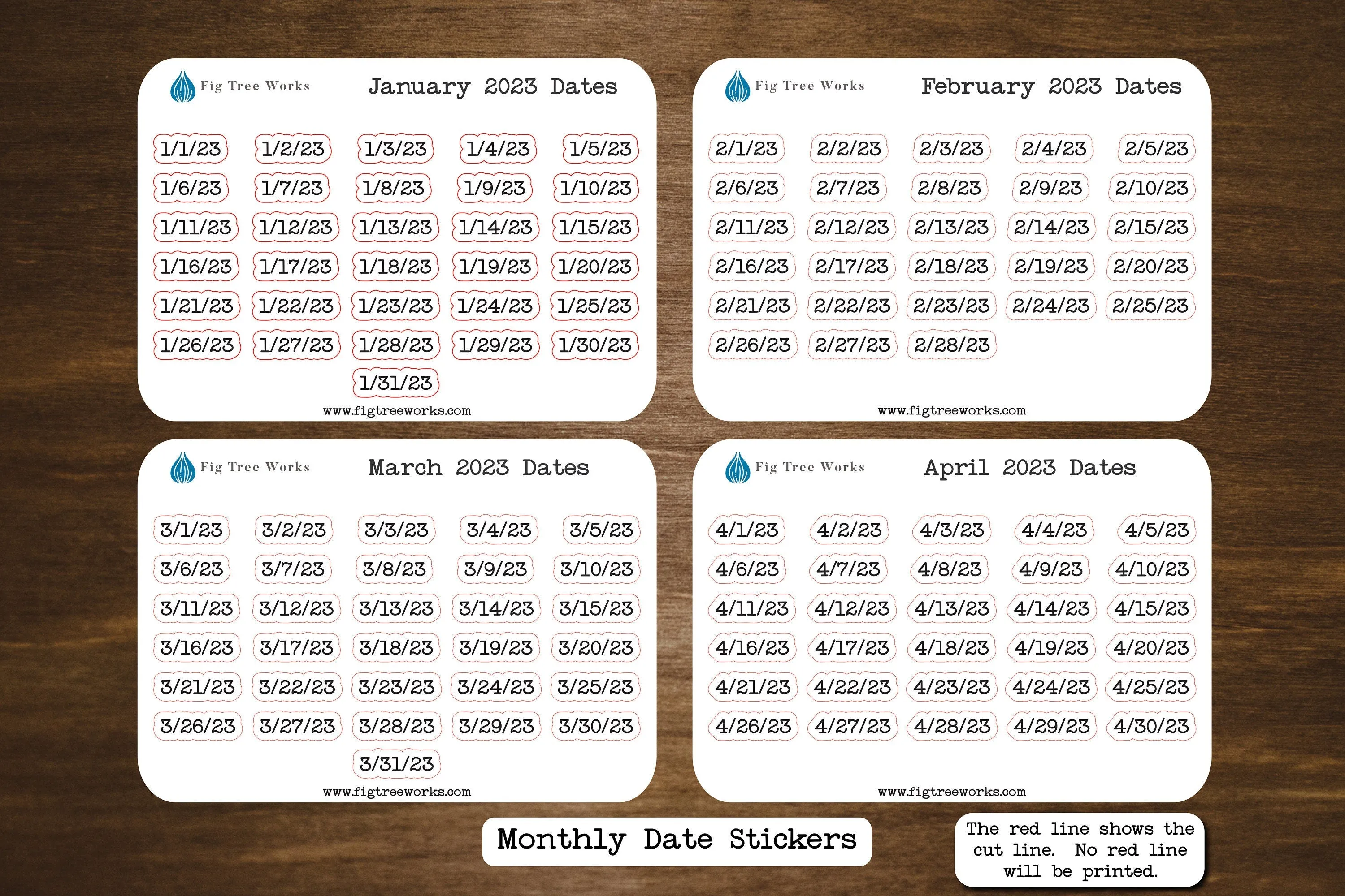 Date Stickers With Year