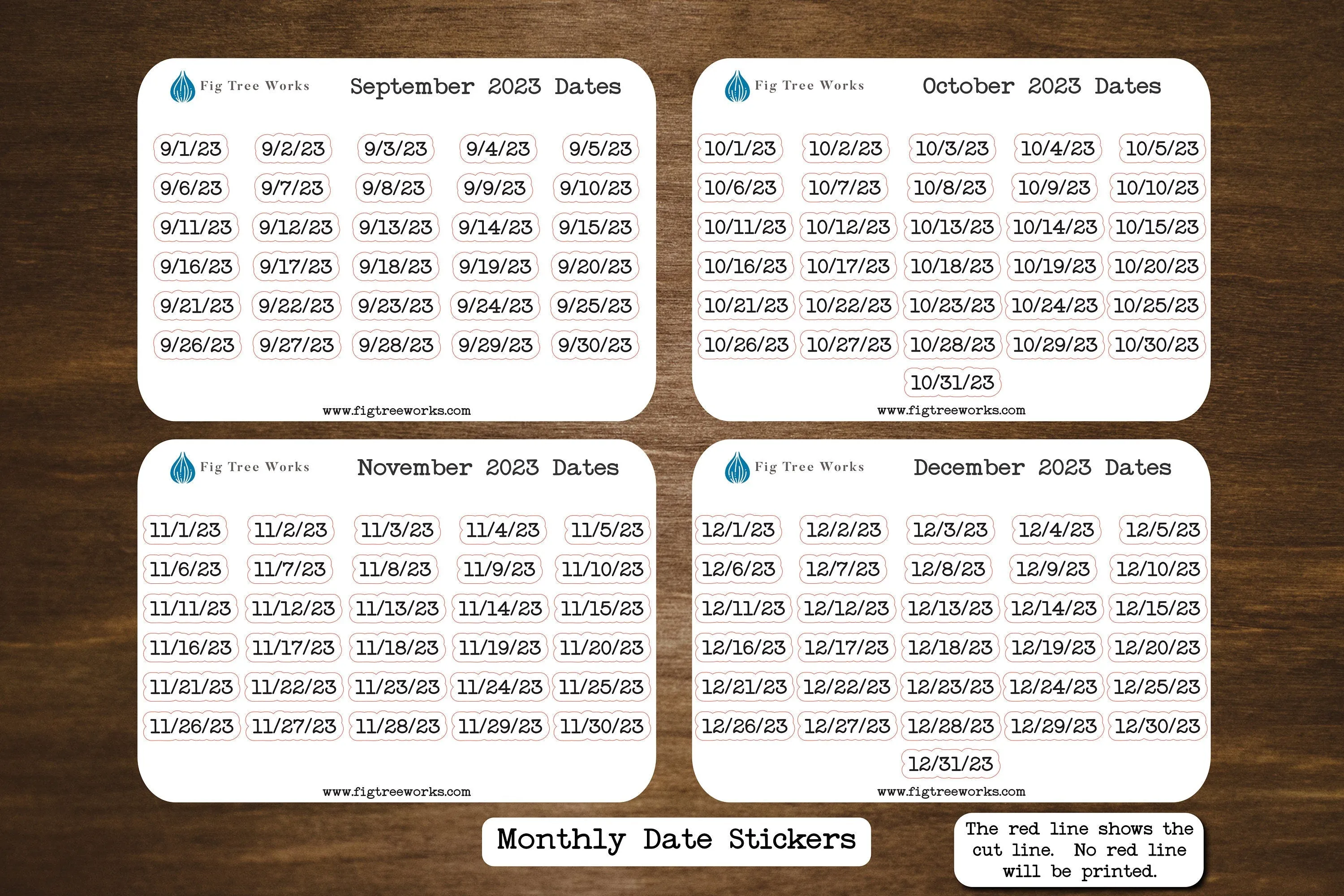 Date Stickers With Year