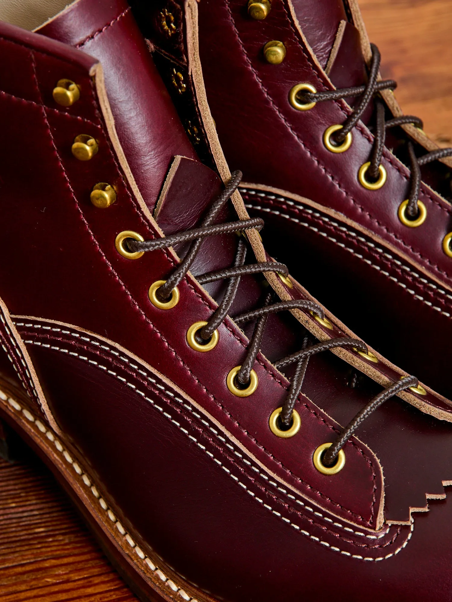 Donkey Puncher Boot in Horween Chromexcel Burgundy