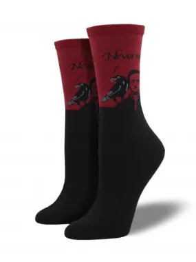 Edgar Allen Poe Socks (Women's)
