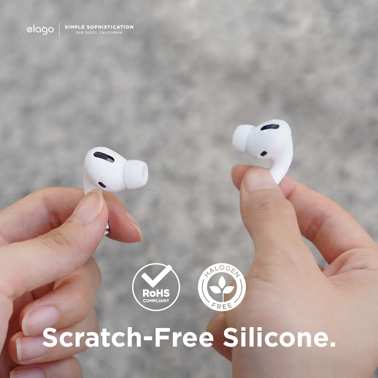 Elago AirPods Pro Earbuds Cover Plus With Integrated Tips - 6 Pairs