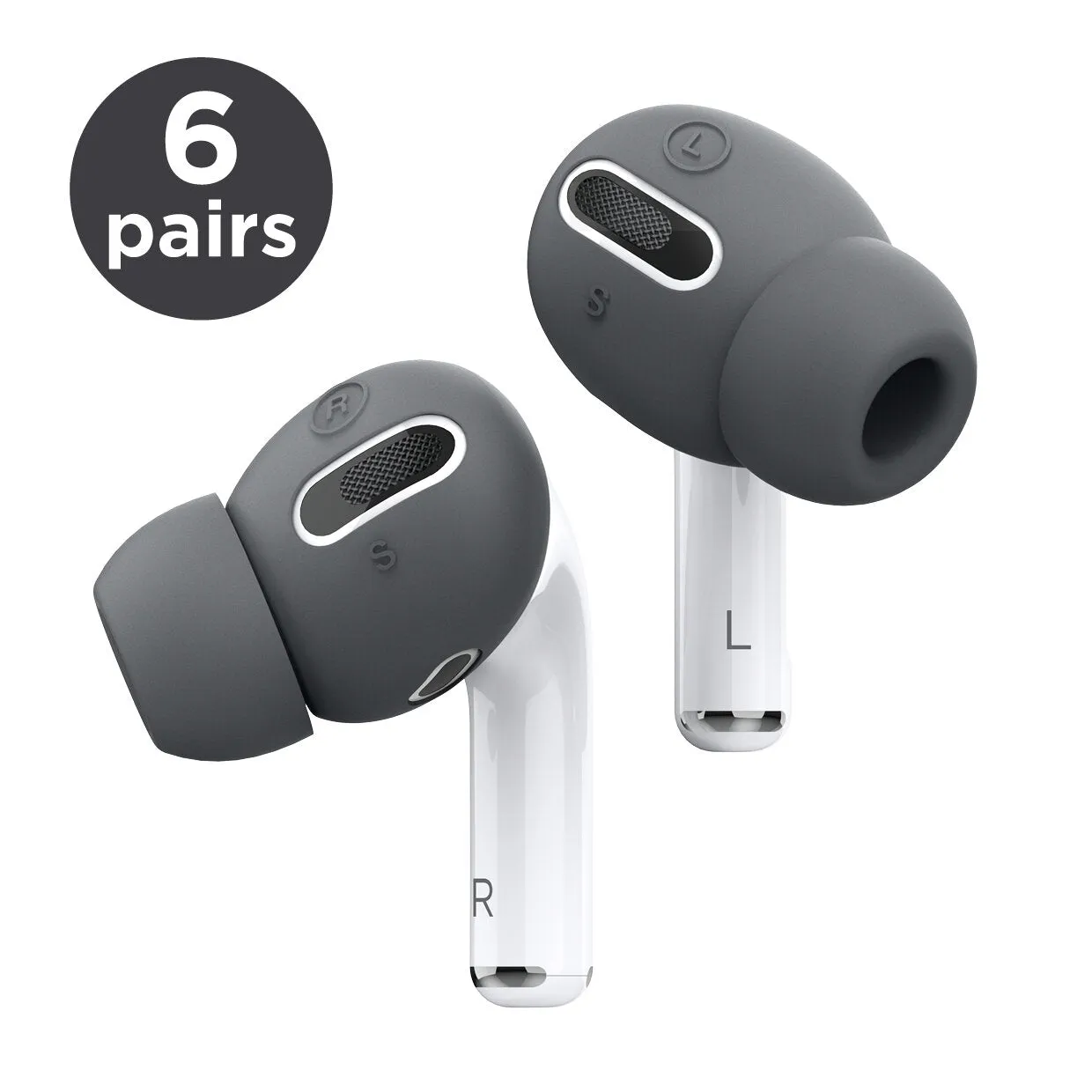Elago AirPods Pro Earbuds Cover Plus With Integrated Tips - 6 Pairs