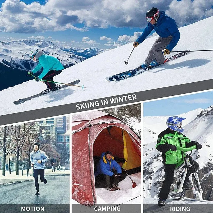 Electric Heated Insoles - Remote Control, Foot Warmers USB Heated Insoles for Men and Women for Outdoor Sports and Indoor Warmth