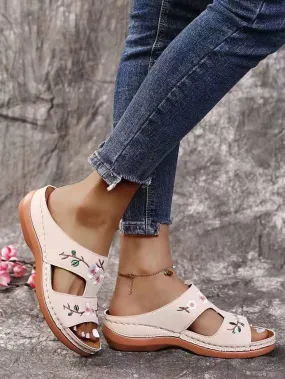 Fashion Slope with Ladies Casual Sandals and Slippers - Women's shoes