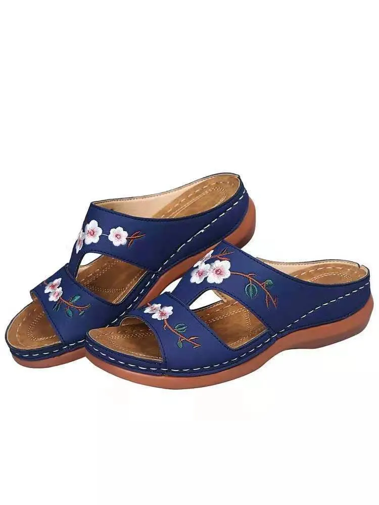 Fashion Slope with Ladies Casual Sandals and Slippers - Women's shoes