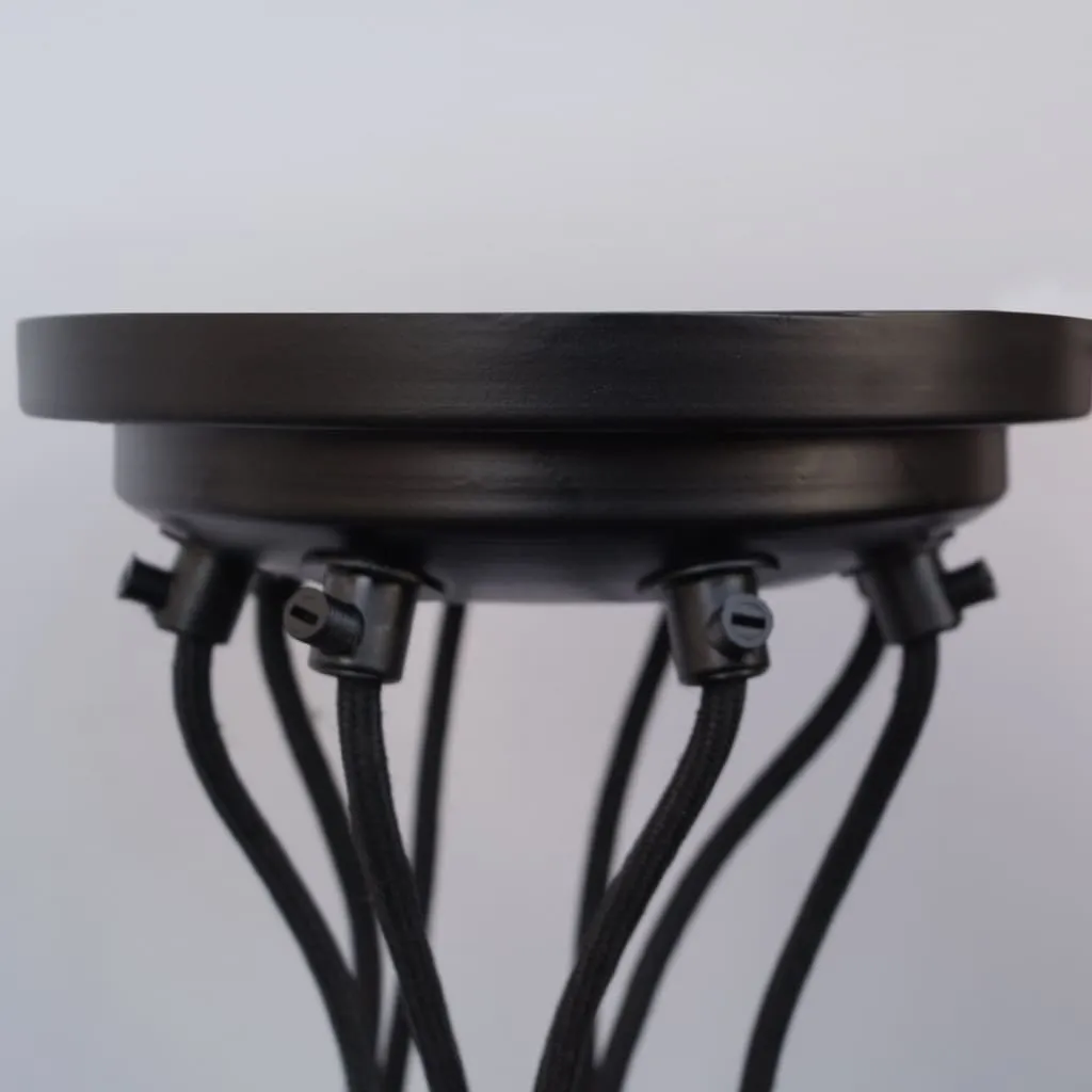 Flr101 Edison Lights 8 Heads Industrial Style Chandelier