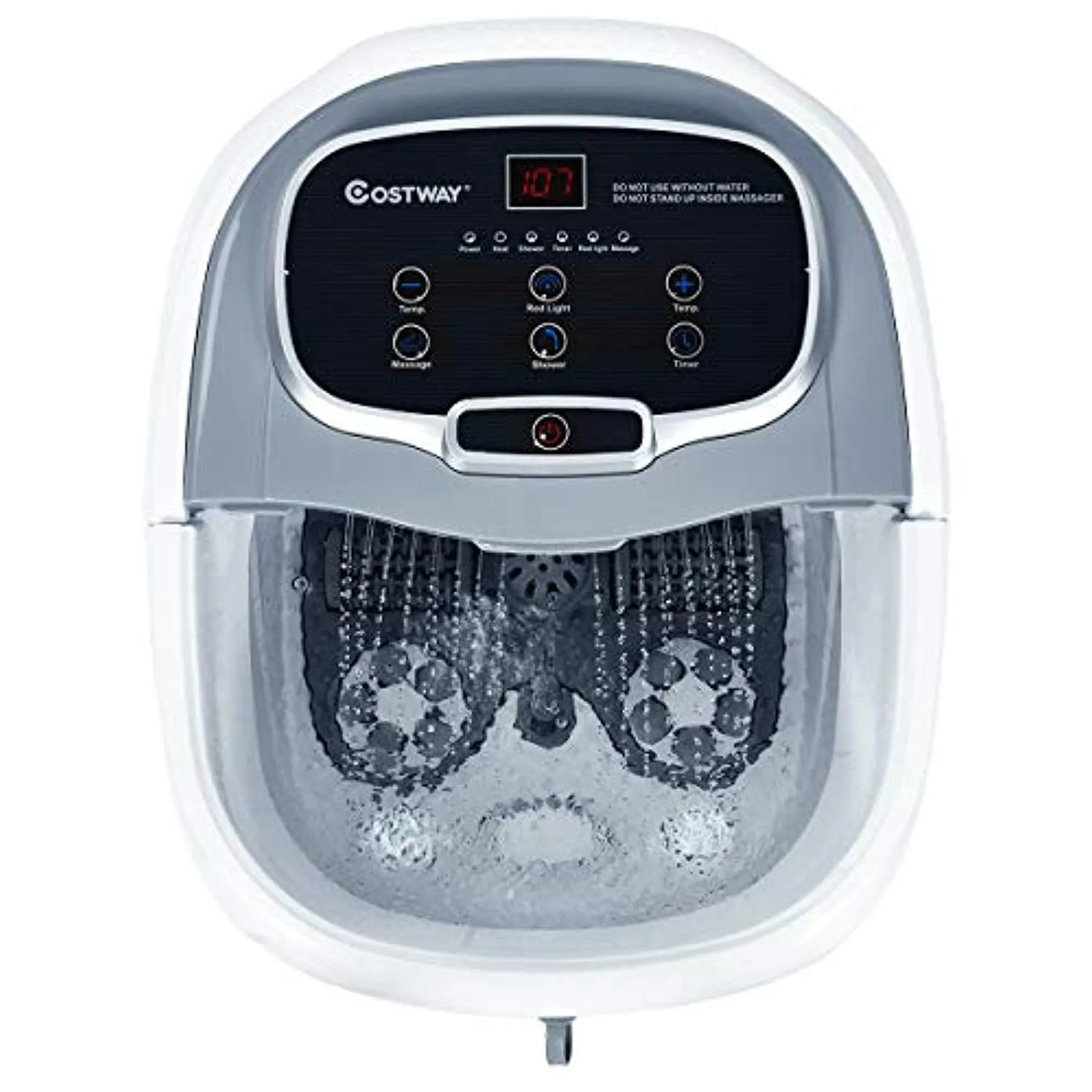 Foot Spa/Bath Massager, with Motorized Rollers, Shiatsu Massage