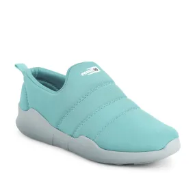 Force 10 Non Lacing S. Green Casual Shoes For Women AVILA-26 By Liberty