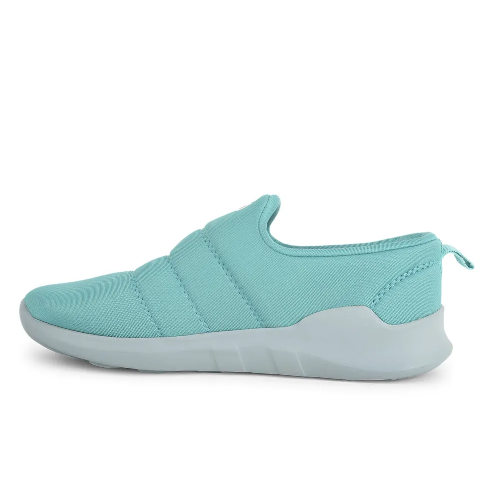 Force 10 Non Lacing S. Green Casual Shoes For Women AVILA-26 By Liberty