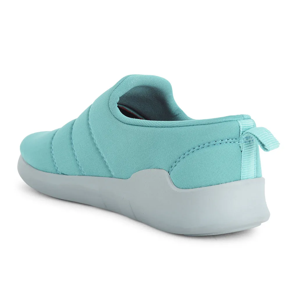 Force 10 Non Lacing S. Green Casual Shoes For Women AVILA-26 By Liberty