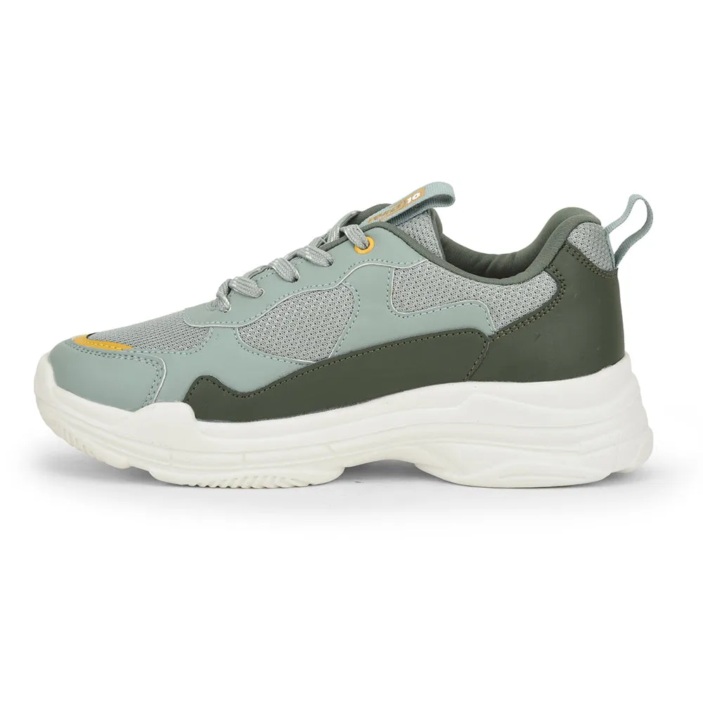 Force 10 Sports Lacing Shoes For Ladies (Green) KOYO-1E By Liberty