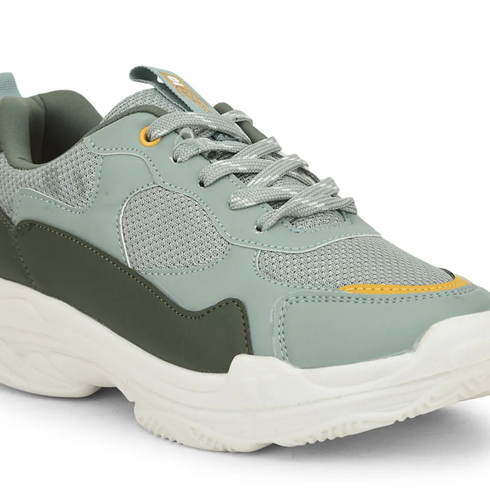 Force 10 Sports Lacing Shoes For Ladies (Green) KOYO-1E By Liberty