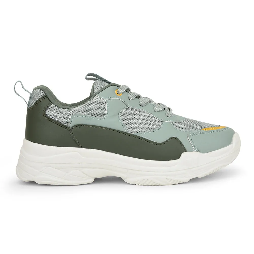 Force 10 Sports Lacing Shoes For Ladies (Green) KOYO-1E By Liberty