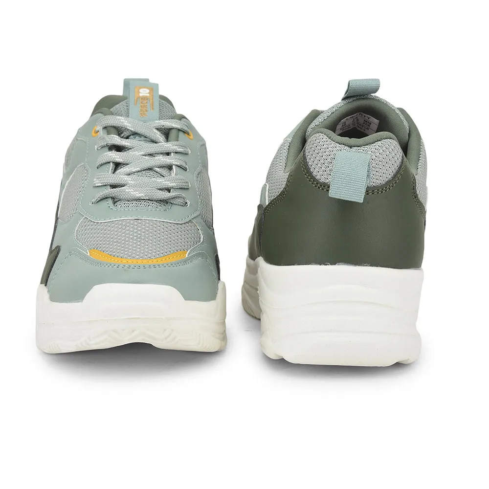 Force 10 Sports Lacing Shoes For Ladies (Green) KOYO-1E By Liberty