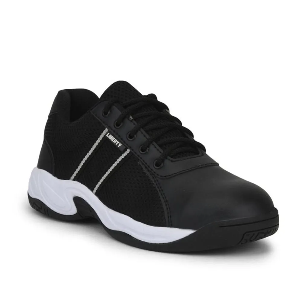 Freedom Black Lacing Safety Shoes For Men ROCKELETST By Liberty