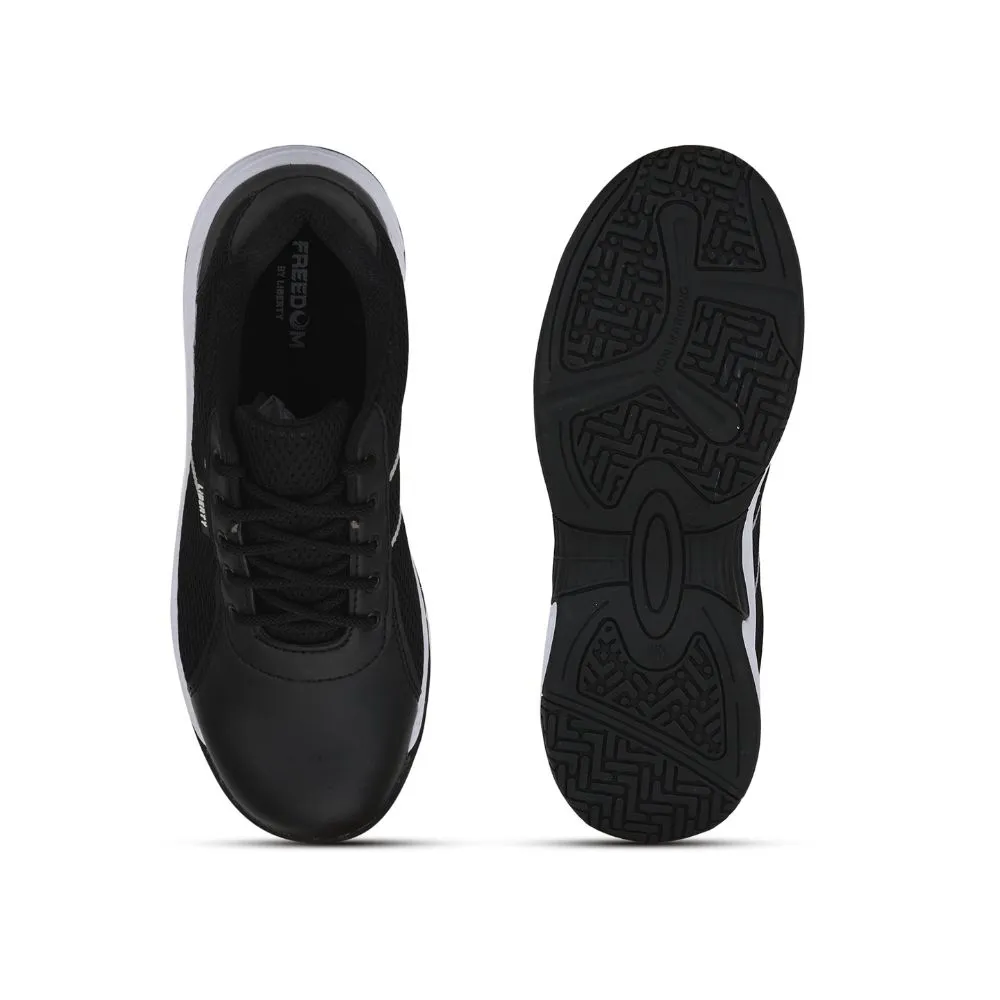 Freedom Black Lacing Safety Shoes For Men ROCKELETST By Liberty