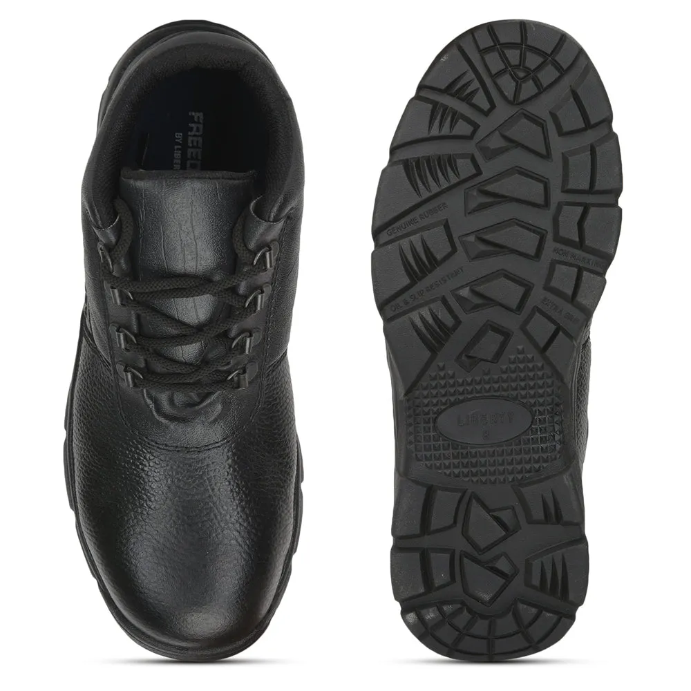 Freedom By Liberty Mens ARMOUR-AK Lacing Black Safety Shoe