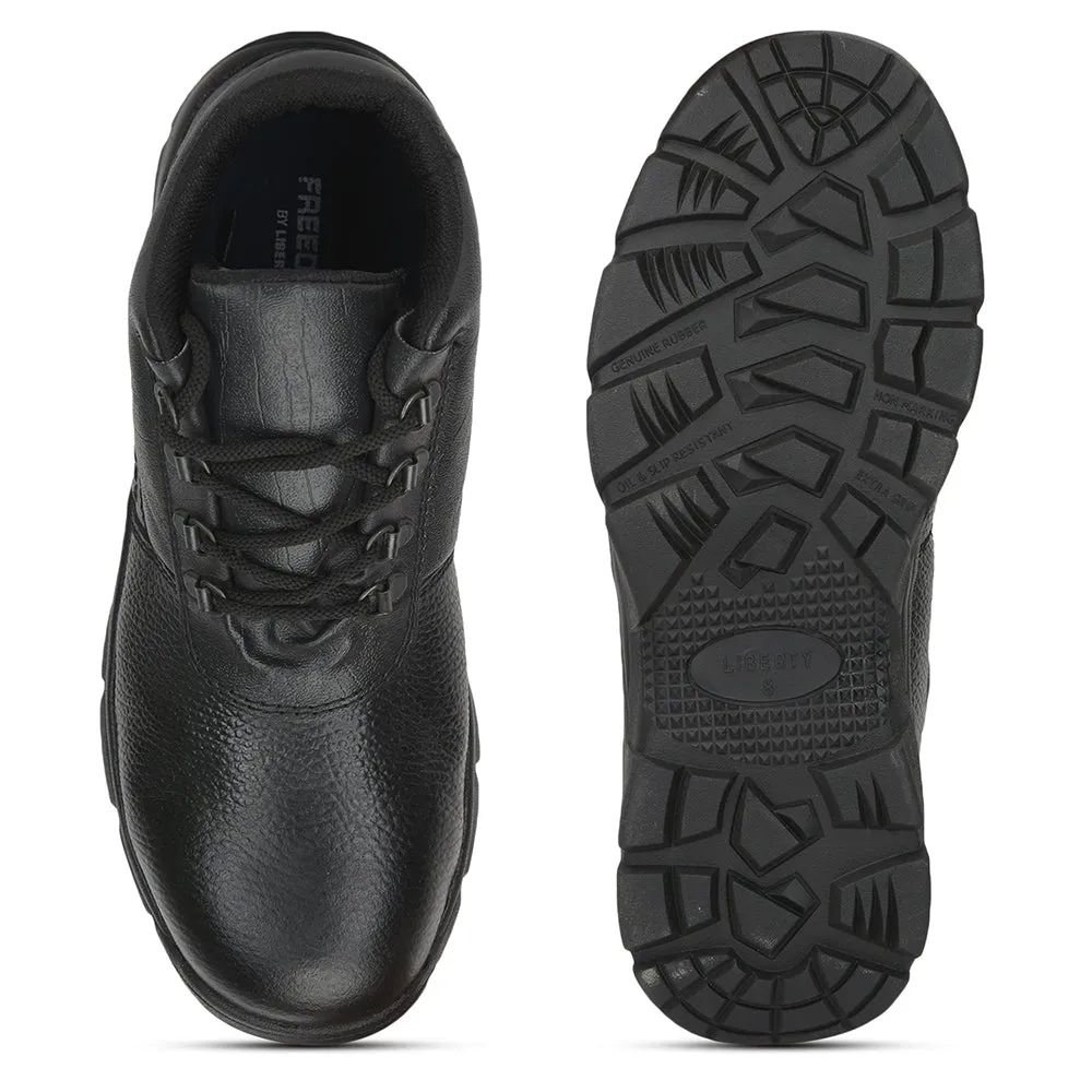 Freedom By Liberty Mens ARMOUR-AK Lacing Black Safety Shoe