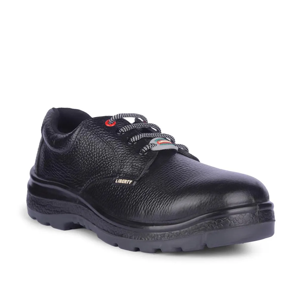 Freedom By Liberty Mens SURAKSHASR Black Safety Lacing Shoes