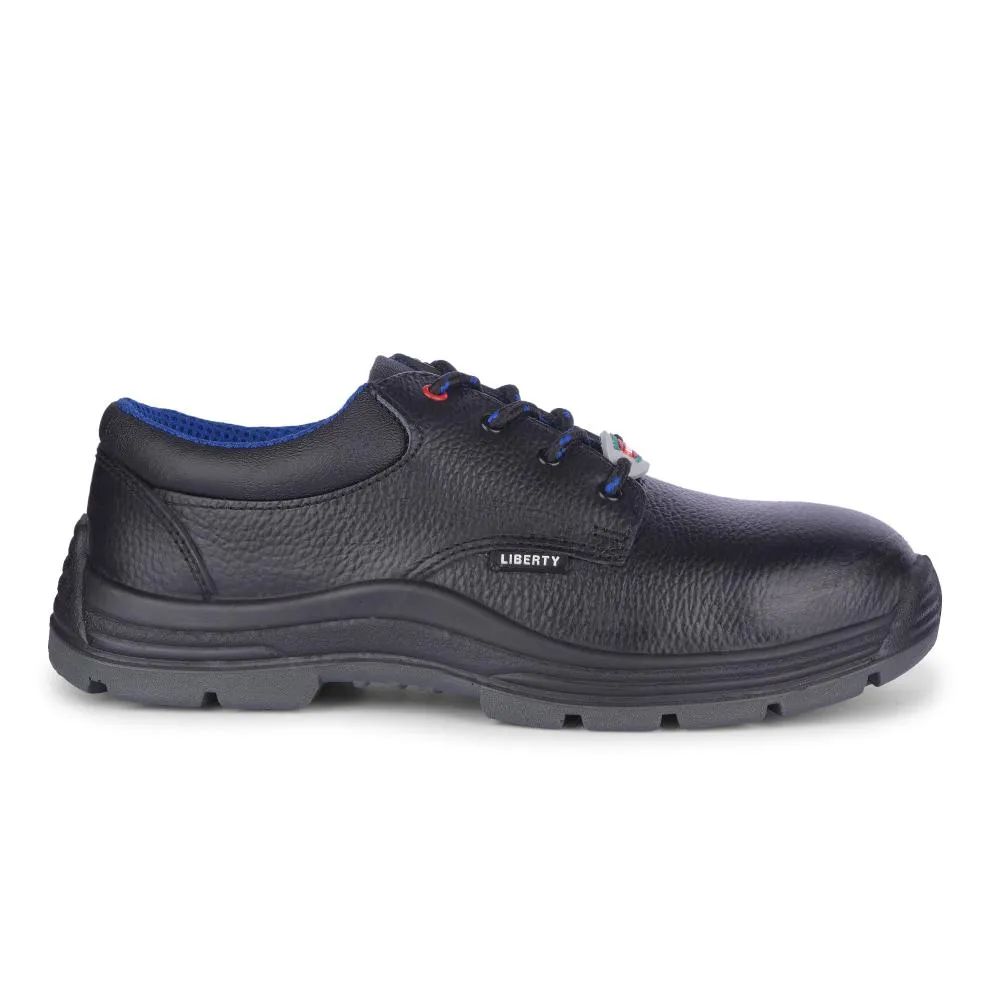 Freedom By Liberty Mens SURKSHA2SJ Black Safety Lacing Shoes