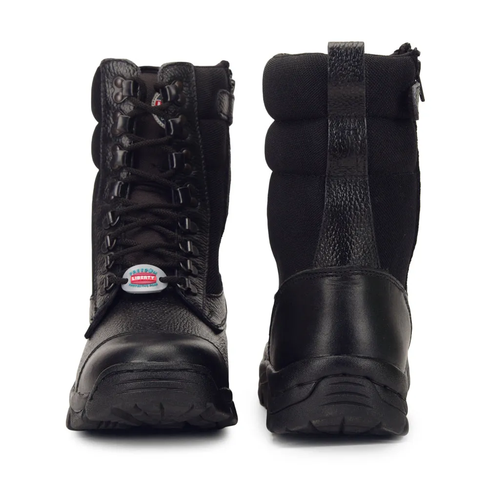 Freedom Casual (Black) Defence DMS Boot with ZIP PARACOM-01 By Liberty