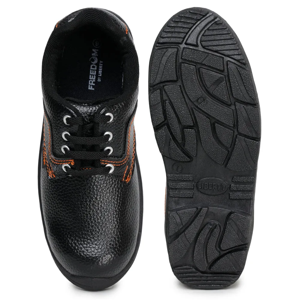 Freedom Casual (Orange) Safety Marked Steel Toe Shoes VIJYATA-1A By Liberty