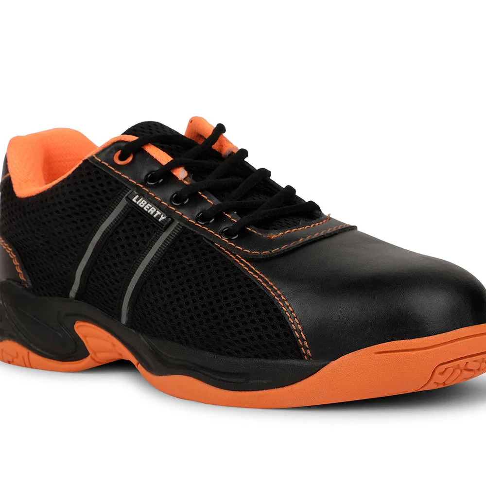 Freedom Orange Lacing Safety Shoes For Men ROCKELETST By Liberty