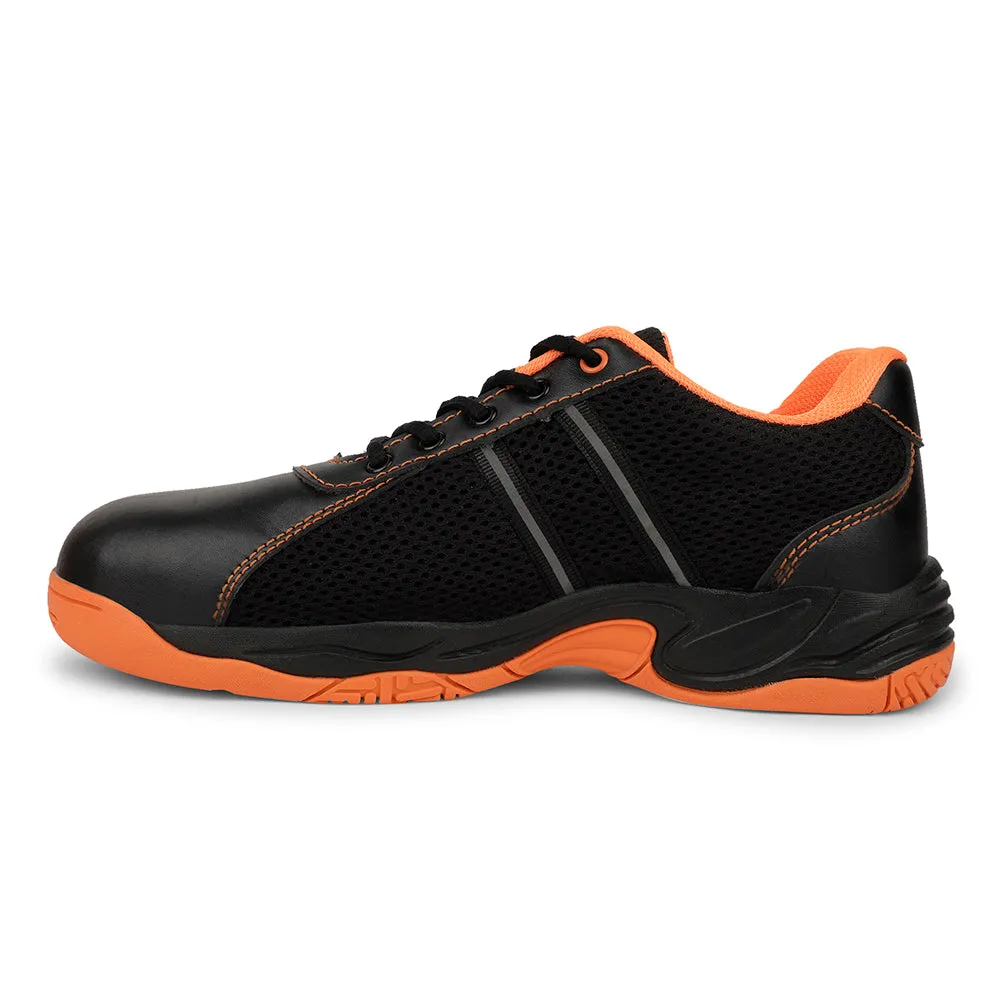 Freedom Orange Lacing Safety Shoes For Men ROCKELETST By Liberty