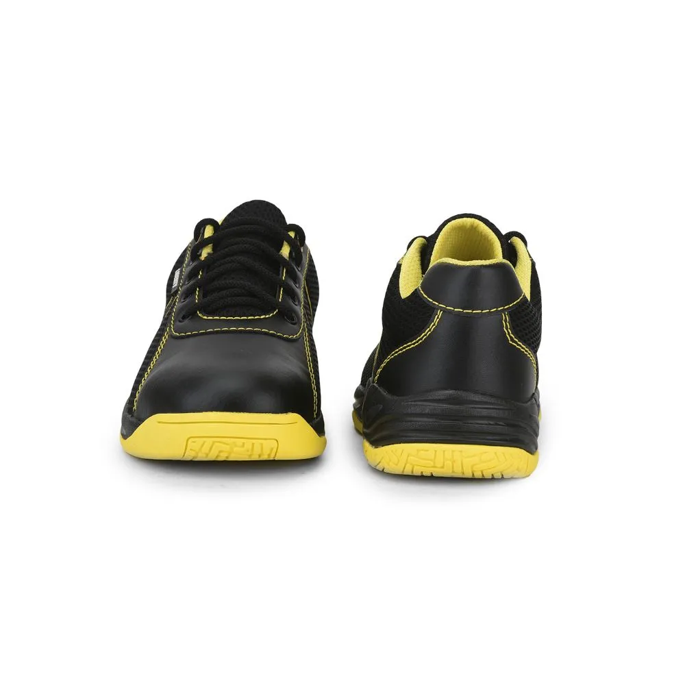 Freedom Yellow Lacing Safety Shoes For Men ROCKELETST By Liberty