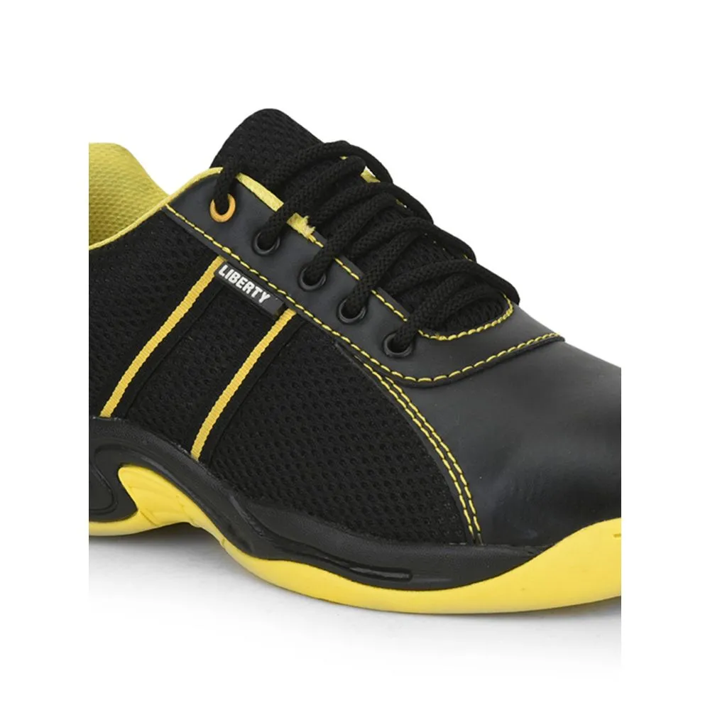 Freedom Yellow Lacing Safety Shoes For Men ROCKELETST By Liberty
