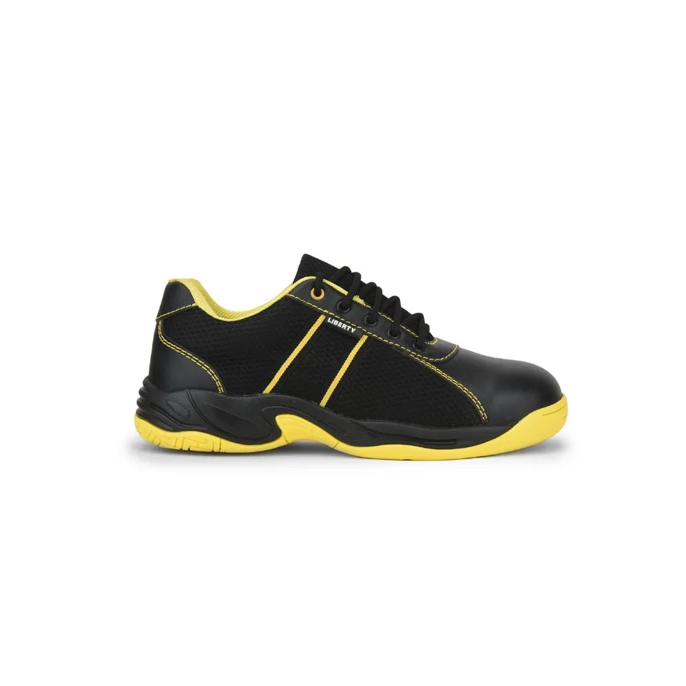 Freedom Yellow Lacing Safety Shoes For Men ROCKELETST By Liberty
