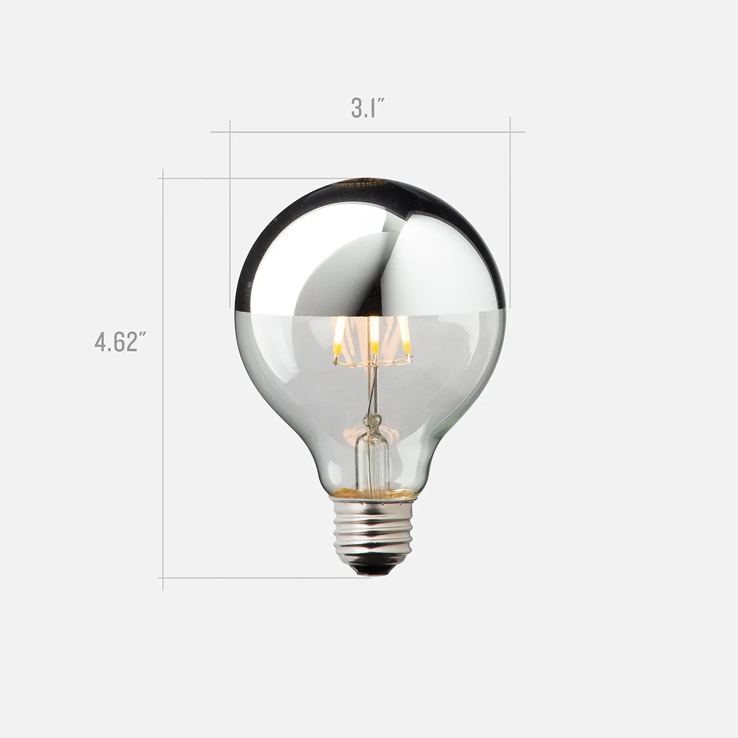G25 Silver Tip LED Bulb