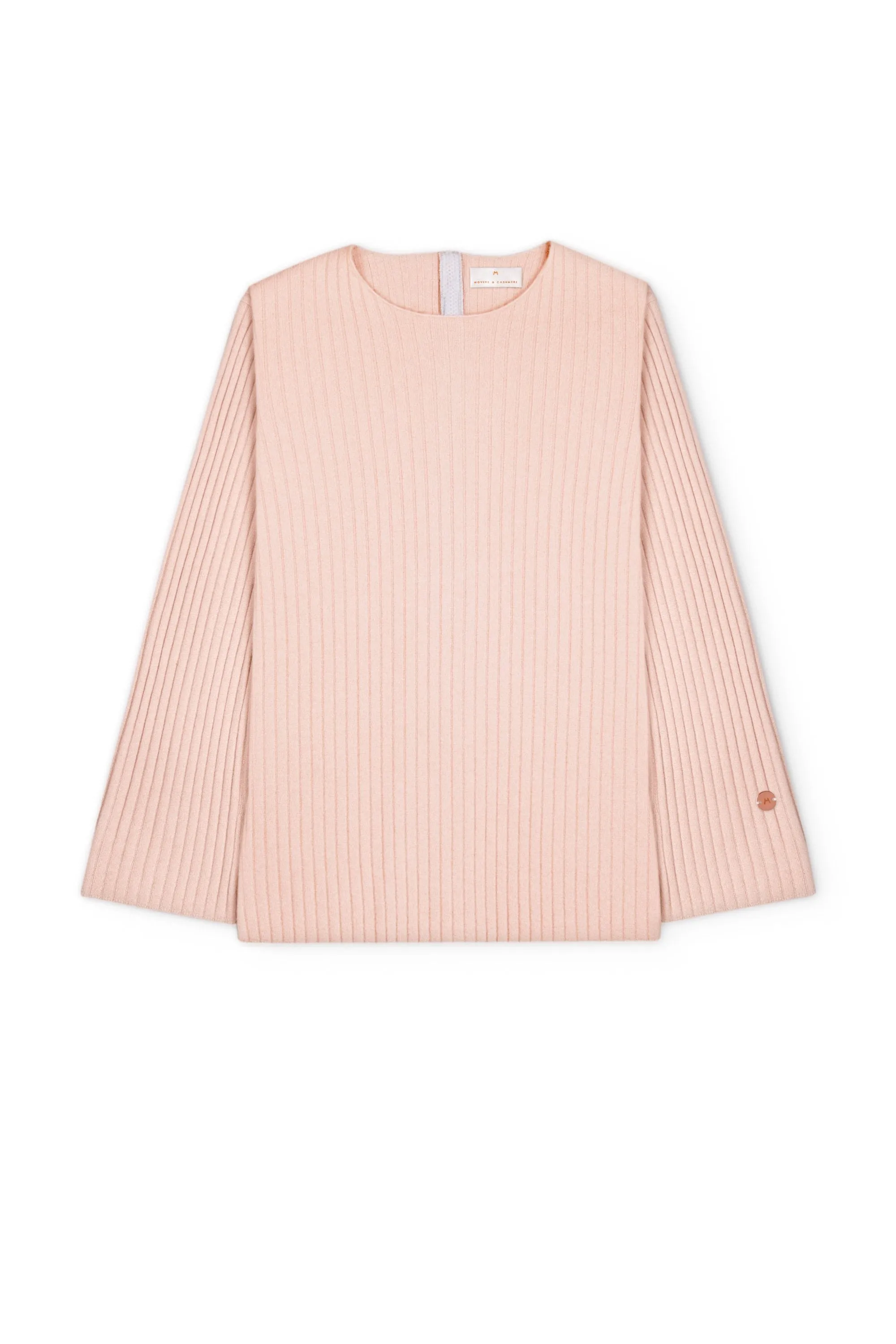 Get Set Oversized Ribbed Cashmere Sweater - Dusty Pink