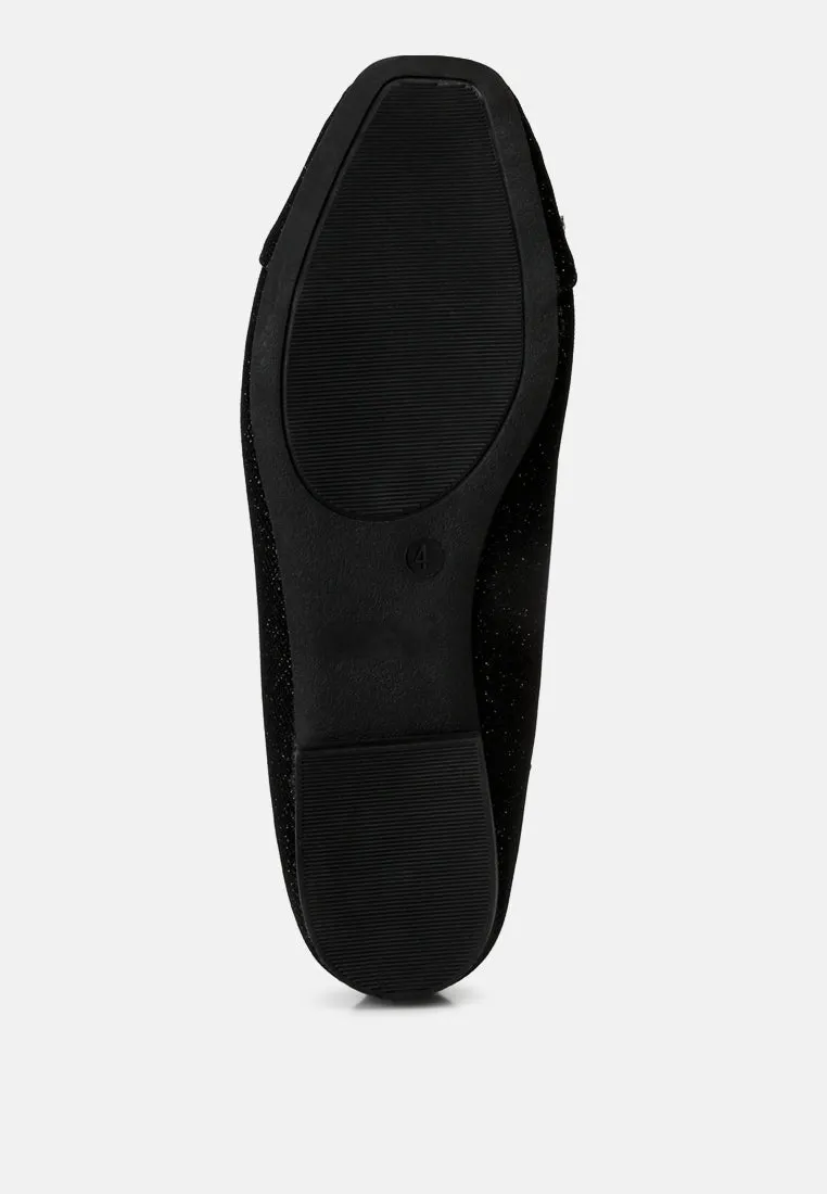 Gizeh Women Rhinestone Embellished Ballerinas