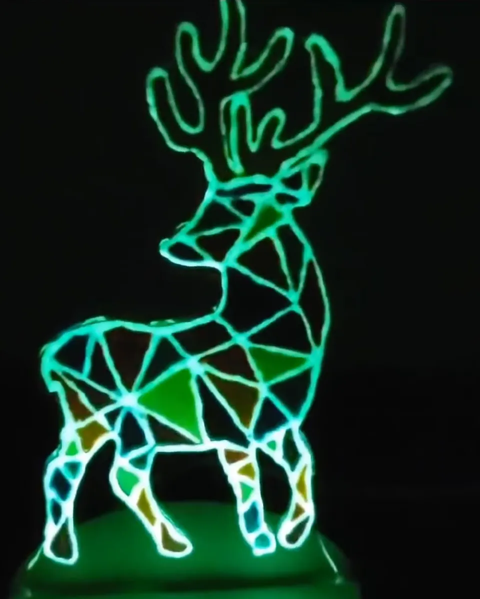 Glow In The Dark 3D Liner UV LED Resin