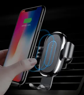 Gravity bracket wireless charging car two-in-one wireless