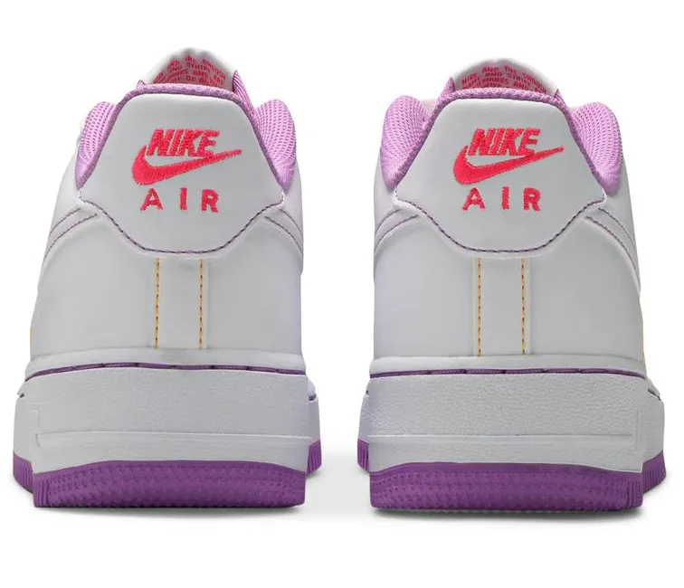 GS Nike Air Force 1 (White/Fuchsia Glow)