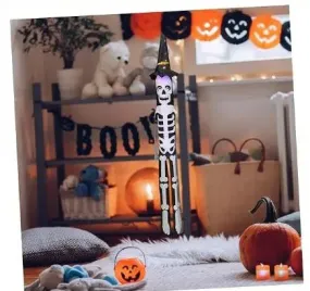 Halloween Decor, Skeleton Windsock, Set of 2