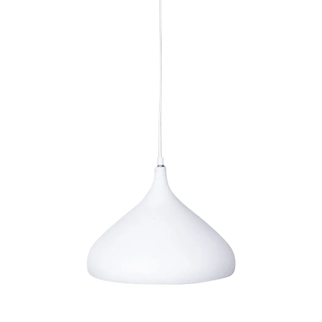 Harlow White & Gold Pendant Light
