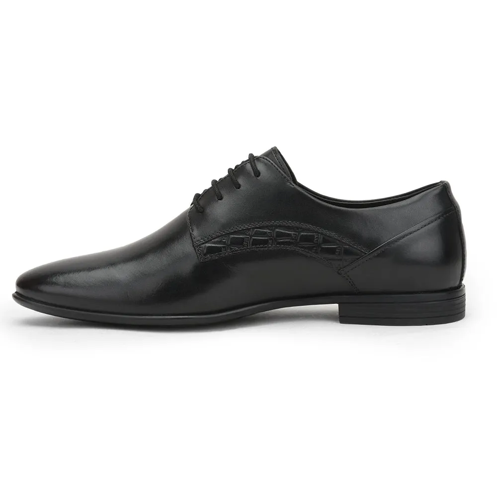 Healers Formal Lacing Classice Oxford Shoes For Men (Black) SSL-210 By Liberty