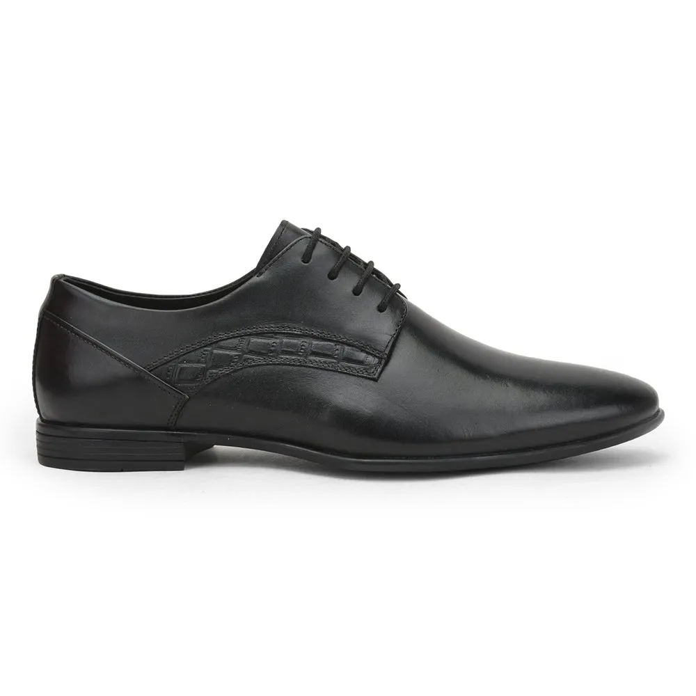Healers Formal Lacing Classice Oxford Shoes For Men (Black) SSL-210 By Liberty