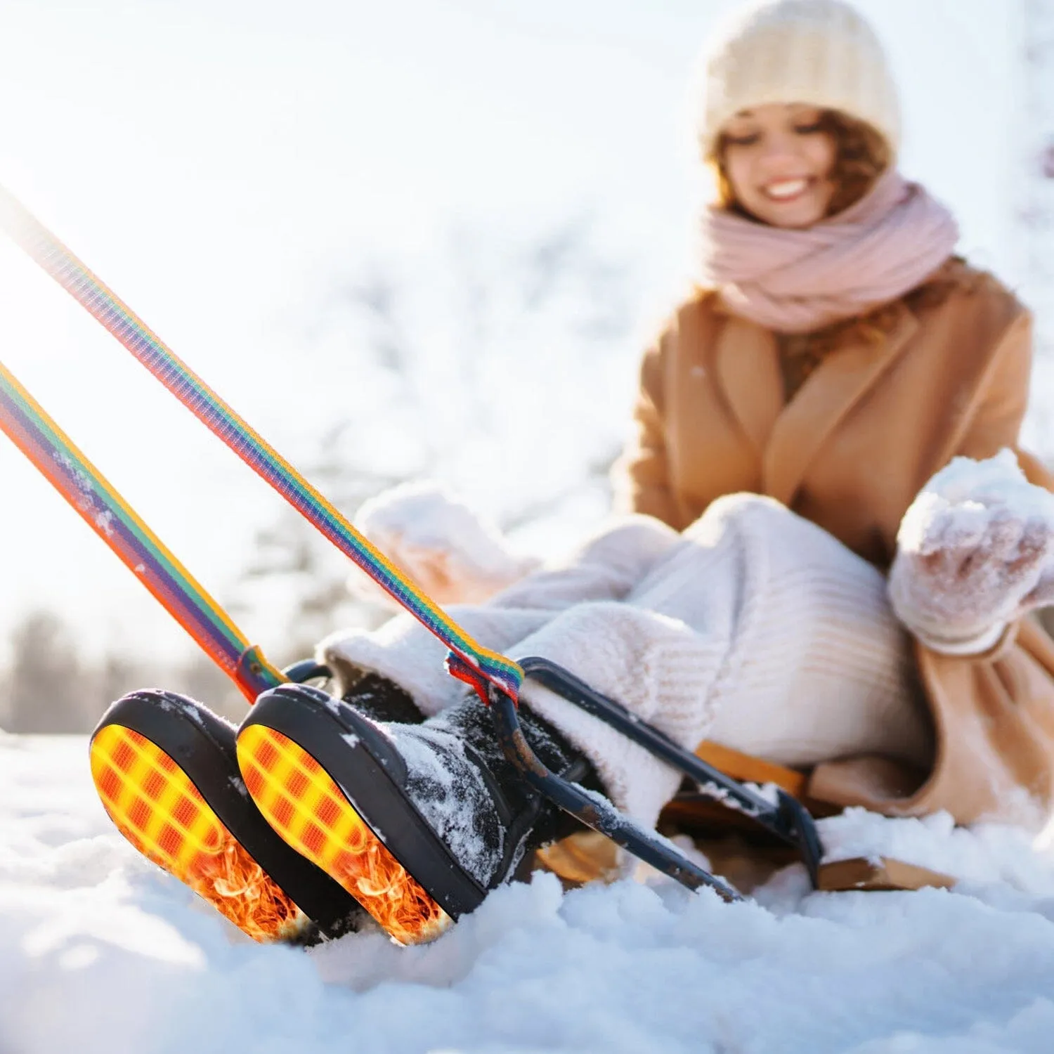 Heated Insoles Electric Heated Foot Warmer